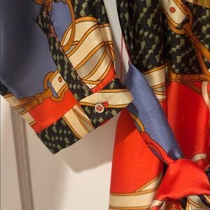 Zara Colorful 3/4 Sleeve Dress